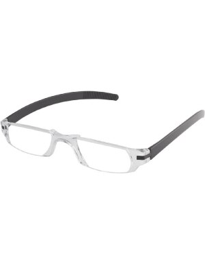 Fisherman Eyewear Slim Vision Rimless Readers in Black